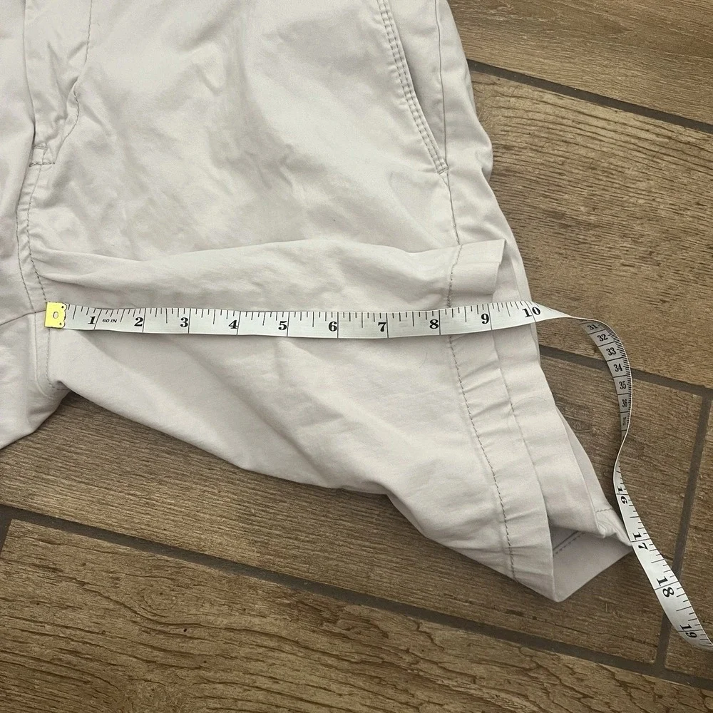 Men's White Chino Shorts Size 32 Inseam 9Cotton Matinique danish Slim Fit Casual